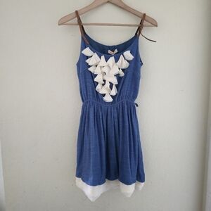 New AnnaBelle Blue Mini Dress S